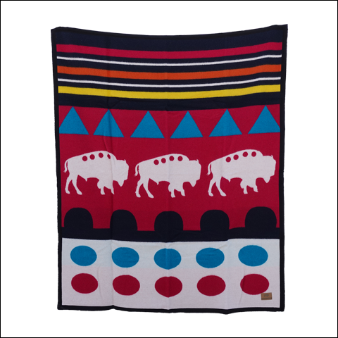 Boy Chief Blanket - Buffalo