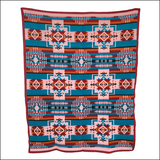 Boy Chief Blanket – Salmon Pink (Red trim)