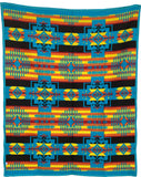 Boy Chief Blanket – Turquoise