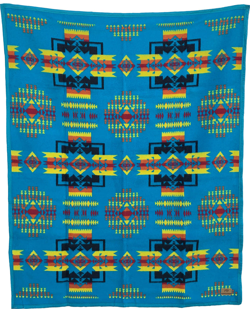Boy Chief Blanket – Turquoise