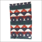 Buffalo Cross Blanket – Forest Green & Navy Blue