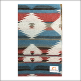 Buffalo Cross Blanket – Turquoise Wave