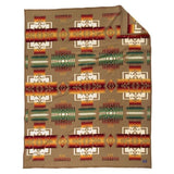 Chief Joseph Robe Blanket - Khaki